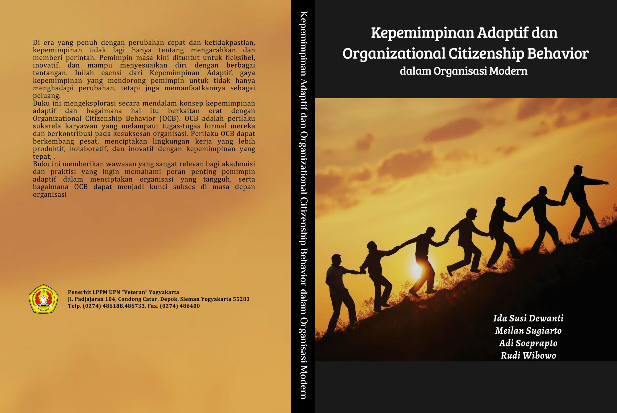 Cover Buku Kepemimpinan Adaptif dan Organizational Citizenship Behavior dalam Organisasi Modern